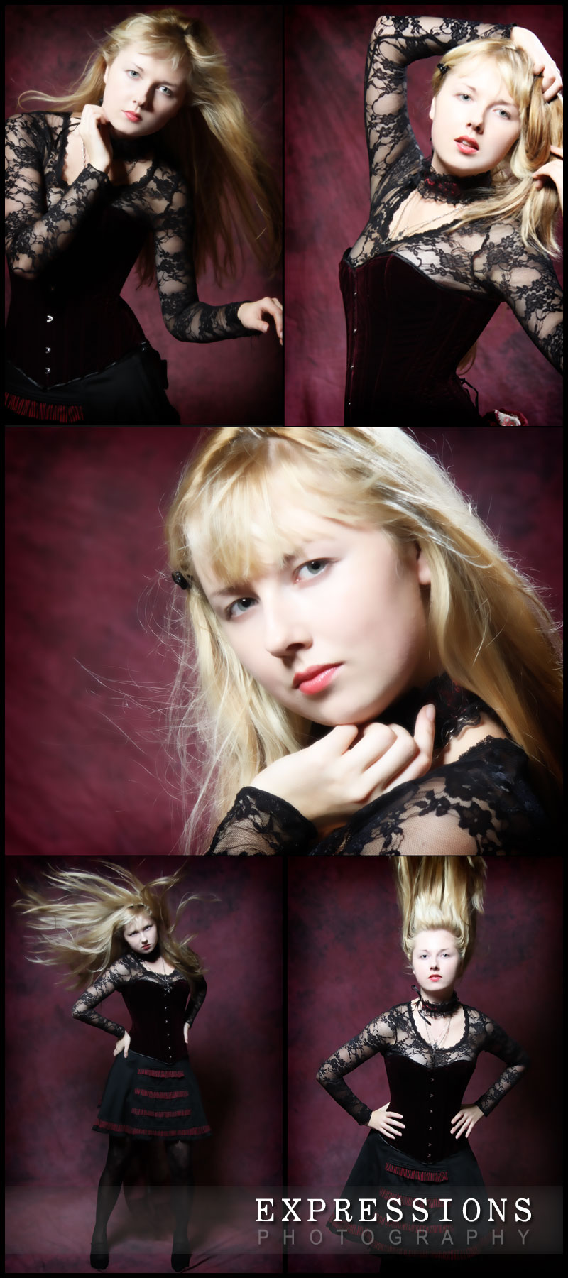 Male and Female model photo shoot of Expressions Photography and VladiSlava in Studio
