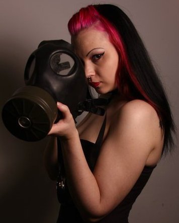 Female model photo shoot of Rose Noir by ChrisCrimsonPhotography in Chicago, IL, clothing designed by DevoidandDeveil