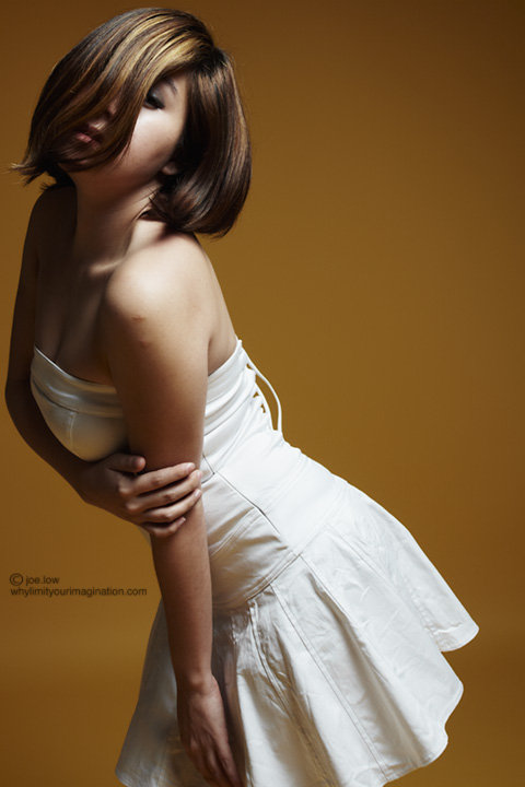 Female model photo shoot of Calista Leah Liew by Joe Low