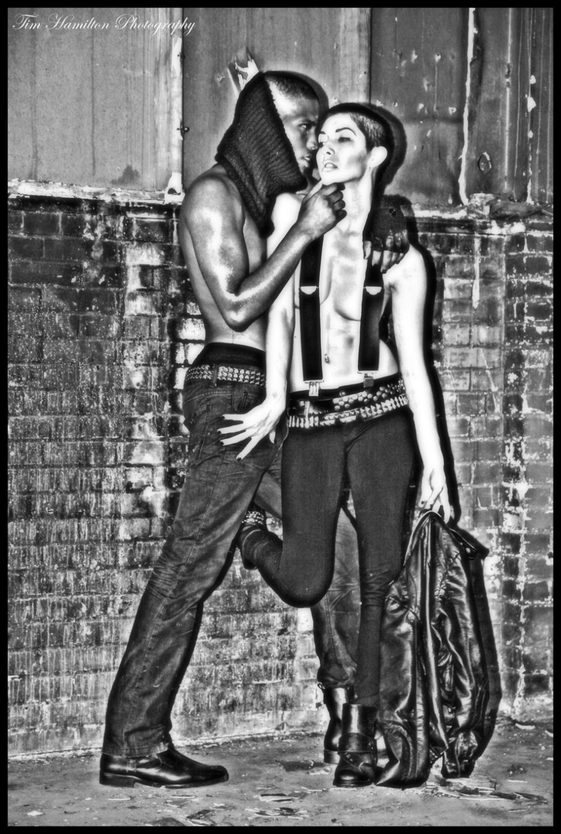 Male and Female model photo shoot of TimHamiltonPhotography and Lailani in WAREHOUSE
