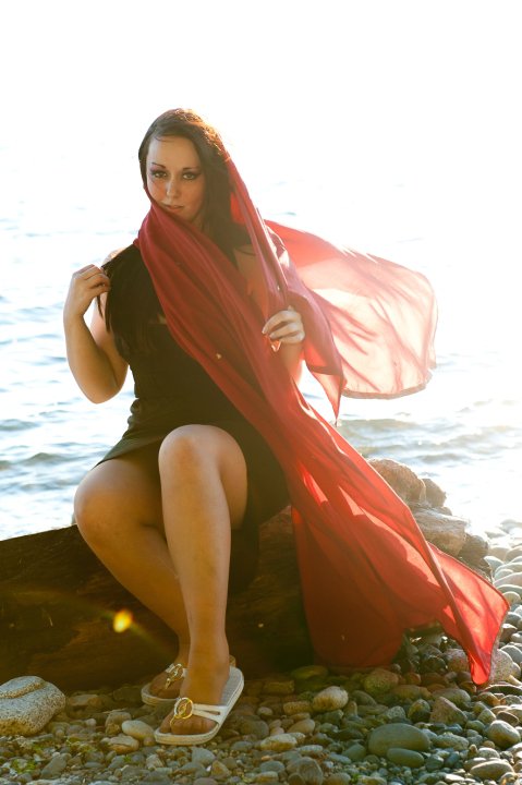 Female model photo shoot of Shady Lady Productions in crescent beach