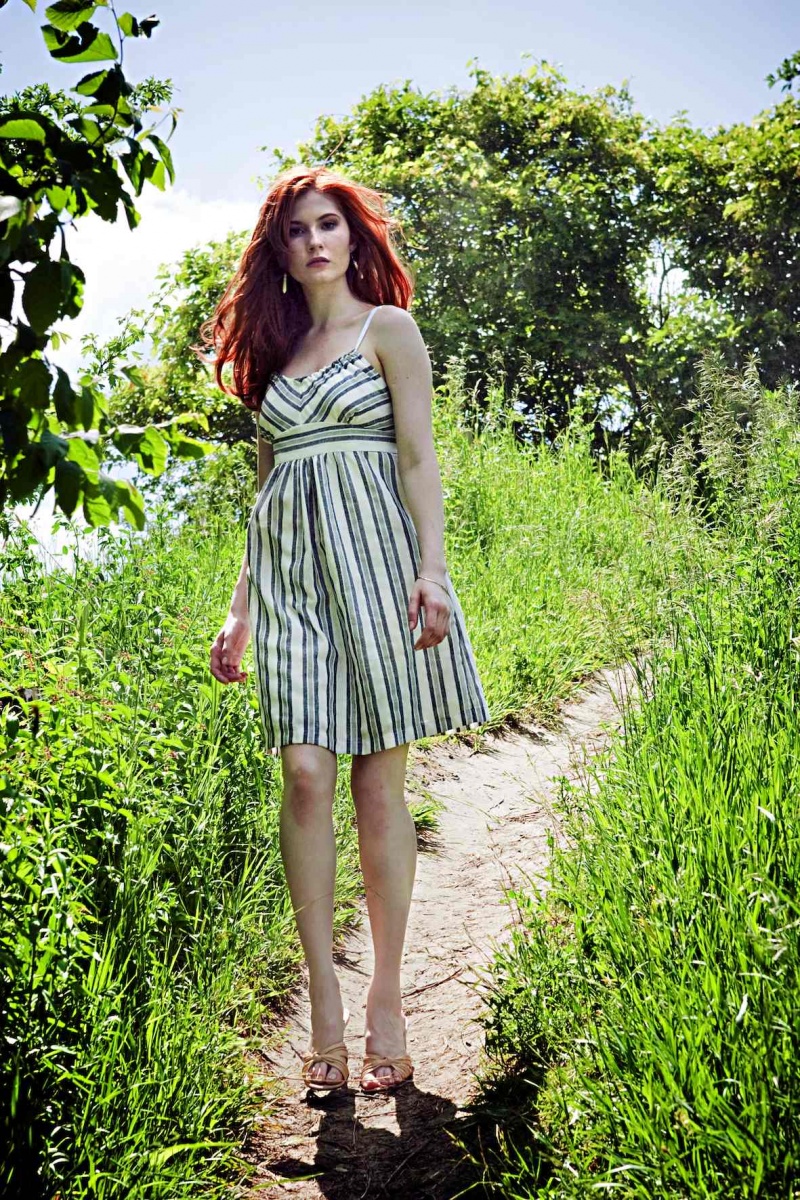 Female model photo shoot of Lori-Lee in Scarborough Bluffs, wardrobe styled by Device Design