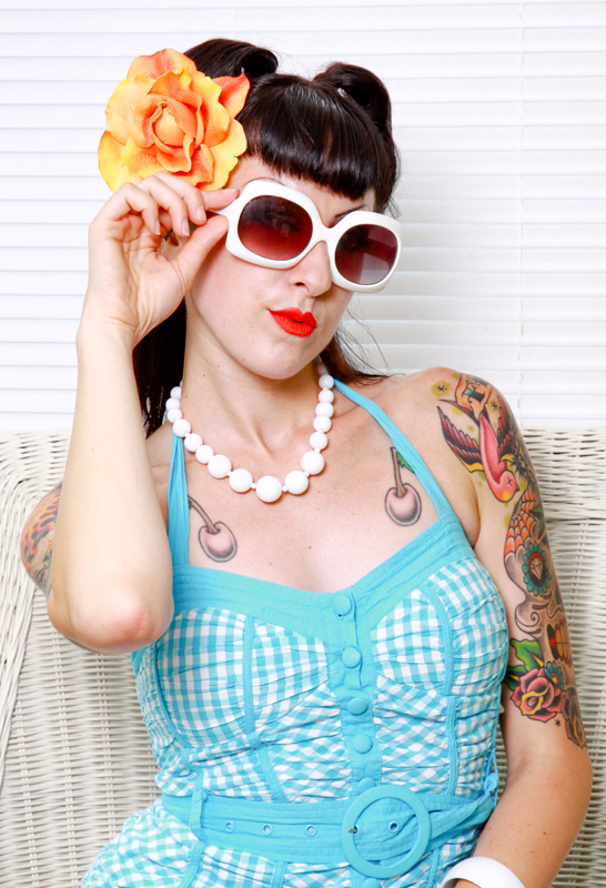 Female model photo shoot of Pin Up Parlor Stylist and Atropine Steele by Joe Allocco in Long Island