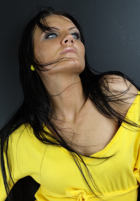 Female model photo shoot of lina linute in edinburgh