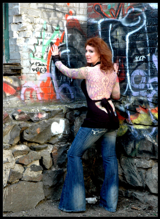 Female model photo shoot of Rachel-Ann Miller in Downtown Spokane, WA