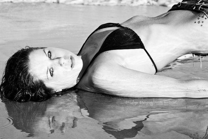Female model photo shoot of Carrie Rebecca in Top Sail Beach, NC