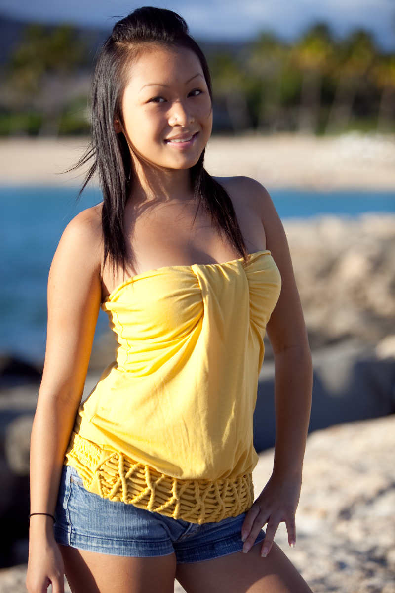 Female model photo shoot of MzSteffie by mike drake in Ko Olina Resort