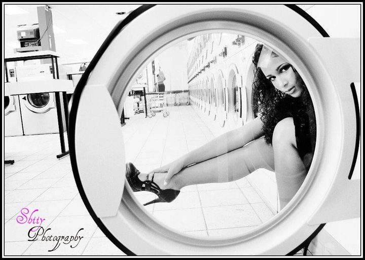 Female model photo shoot of Sade SaQuan Photography in Providence Laundry