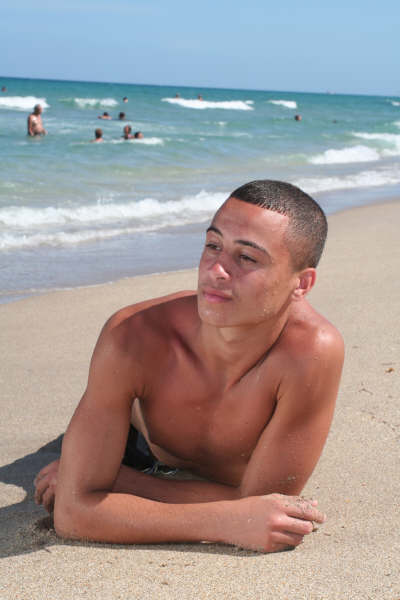 Male model photo shoot of CJ - Boston in Delray Beach, FL
