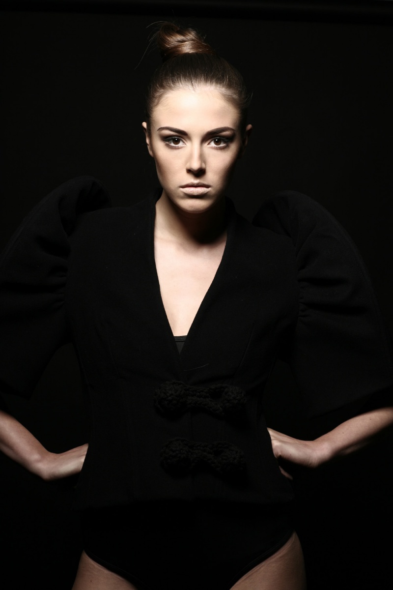 Female model photo shoot of Lucy Ward in Academy Of Freelance Make Up, Soho, London