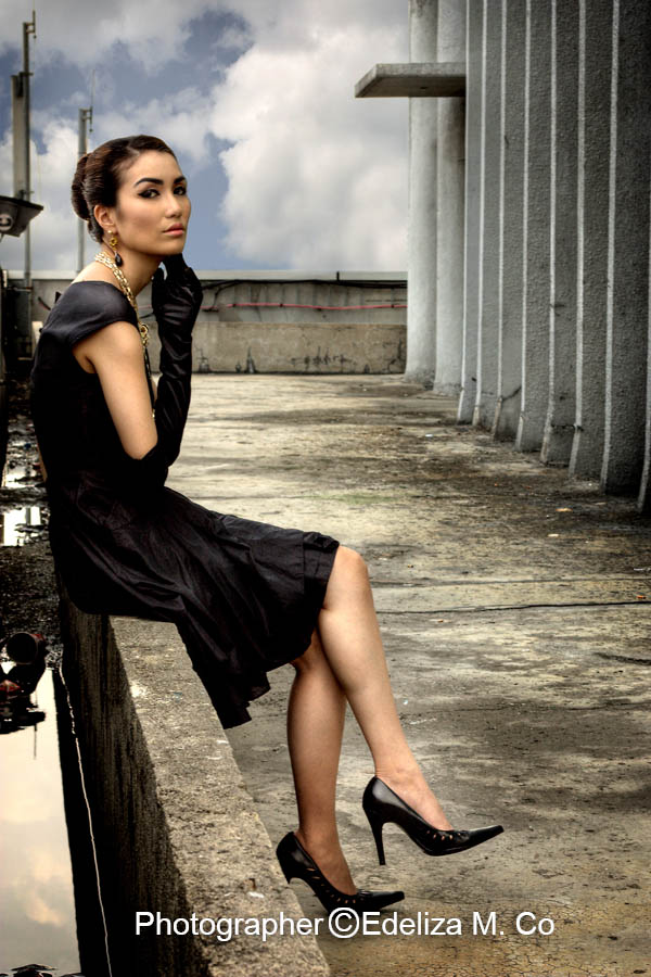 Female model photo shoot of Edeliza Miranda Co in Manila, Philippines