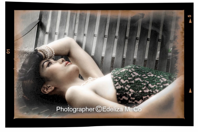 Female model photo shoot of Edeliza Miranda Co in Manila, Philippines