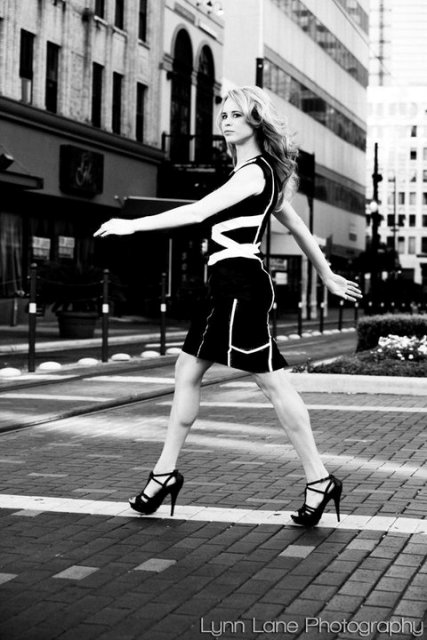 Female model photo shoot of Kandace Schultz by Lynn Lane in Downtown Houston