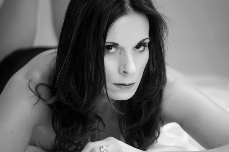 Female model photo shoot of Shelley A by Erik Patton, makeup by Vania Arroyo