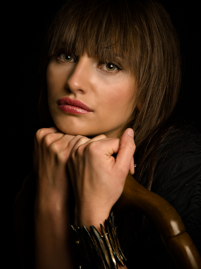 Female model photo shoot of Albina Didenko by Lei Rivera in Las Vegas, NV, makeup by Kelly Burton-Gilmore