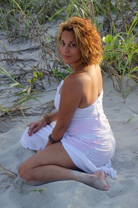 Female model photo shoot of Mirror Images by Rina in Cocoa Beach, Florida