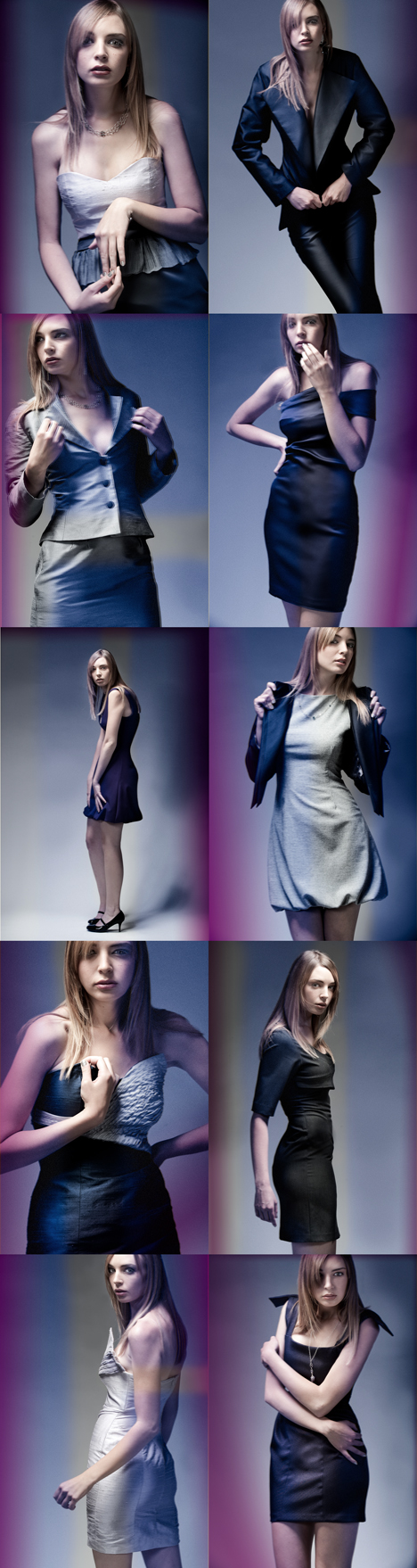 Male and Female model photo shoot of Ex Voto  Studio and ShandaPanda in Studio, clothing designed by Natalia Sanz 