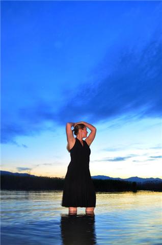 Female model photo shoot of brittney barrett 51 by dh Images in orem utah lake