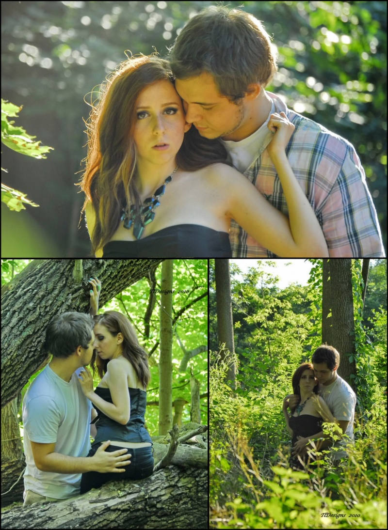 Female and Male model photo shoot of Tldesigns, Brittany Daigle and James Lorinczi in Burlington, makeup by Britannia Rose