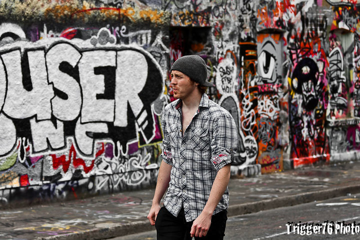 Male model photo shoot of James Parker XXVI in Inner city Dublin
