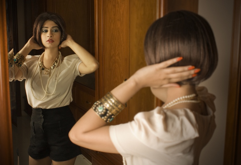 Female model photo shoot of Jesal Bhuta in Mumbai, India