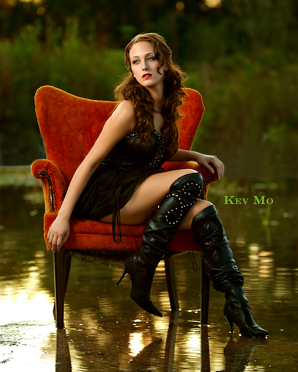 Female model photo shoot of Nicole Michelle by Kev Mo in Bedford, IN, makeup by Leanna Grinsell