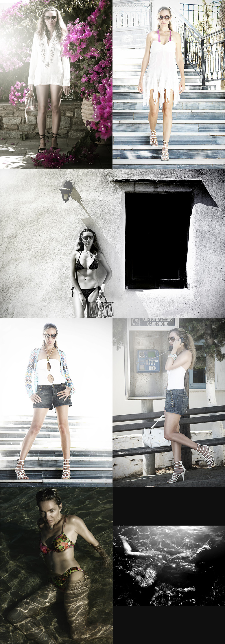 Male and Female model photo shoot of AristoPhoto and Anabelle B in The beautiful greek island of Paros