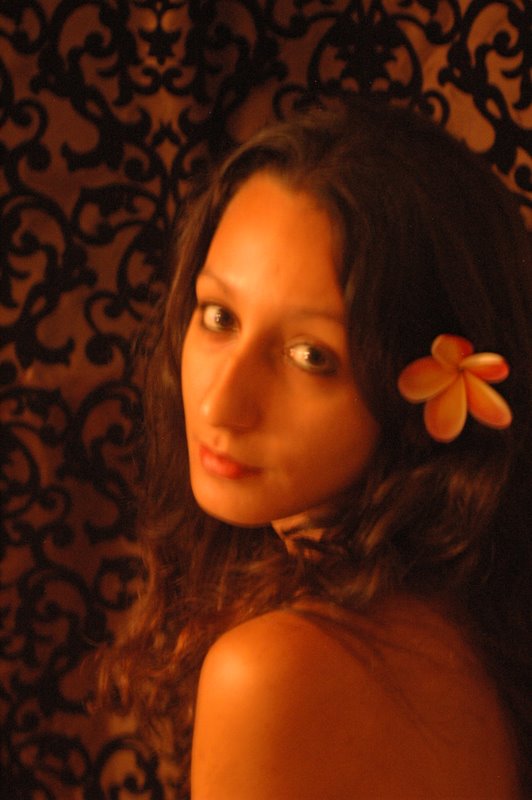 Female model photo shoot of Makelina in Hawaii