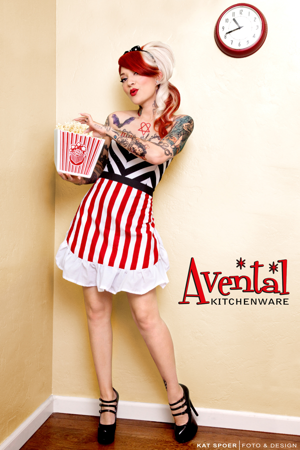 Female model photo shoot of Avental and Miss Rockwell DeVil
