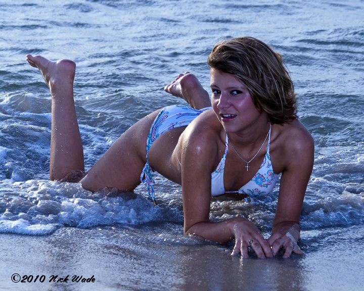 Female model photo shoot of Kristyn Wright by Nick Wade Photography in Wrightsville Beach