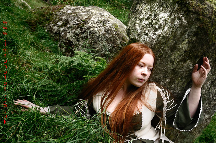 Male and Female model photo shoot of IMS Photos and Night Phoenix M in Hidden Glen, Scotland