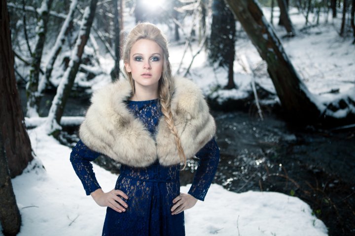 Female model photo shoot of AnnaRee Makeup in Lassen