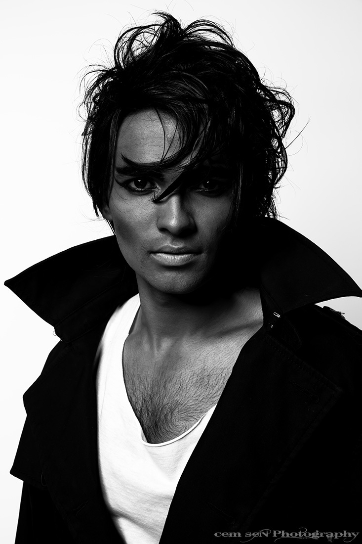 Male model photo shoot of A-Zee in London