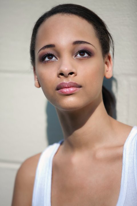 Female model photo shoot of Ashleigh Briaunn by Cobblestone Studios, makeup by victoria Berkeley