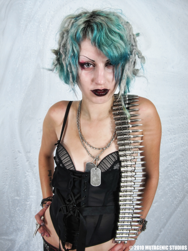 Female model photo shoot of -Jennx Medusa Pop- by Mutagenic Studios in Ottawa, ON