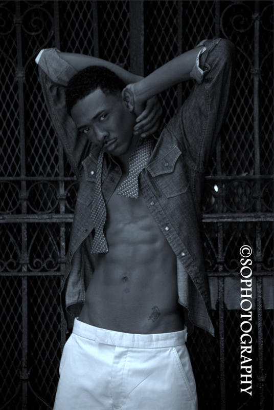 Male model photo shoot of Hashaun Troy by The Seth London Studio
