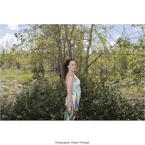 Female model photo shoot of Miranda Rae by Robert Thivierge in nose hill park