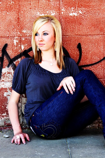 Female model photo shoot of Madison Alicia Parker in China Alley, Hanford CA