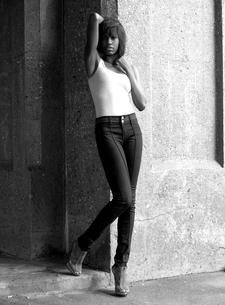 Female model photo shoot of farida Lecoin in NY 2010