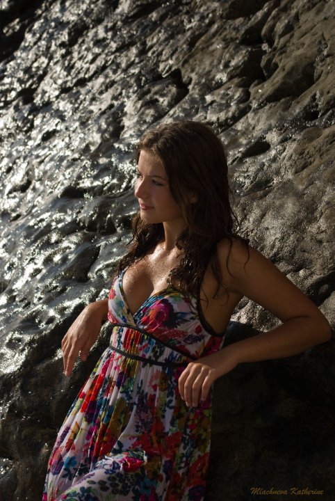 Female model photo shoot of elena in Black Sea, Ukraine