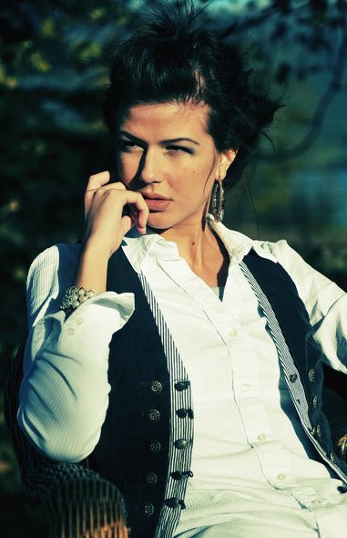 Female model photo shoot of Sandra Hjortland