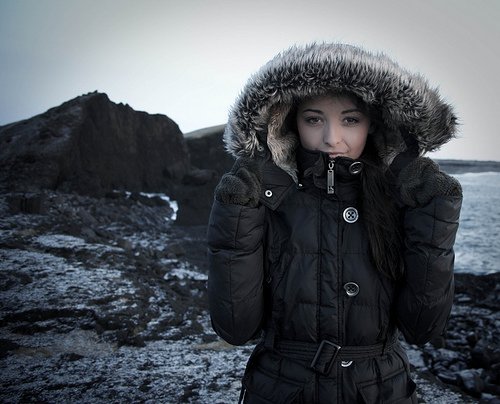 Female model photo shoot of Biljana Boloban in Iceland