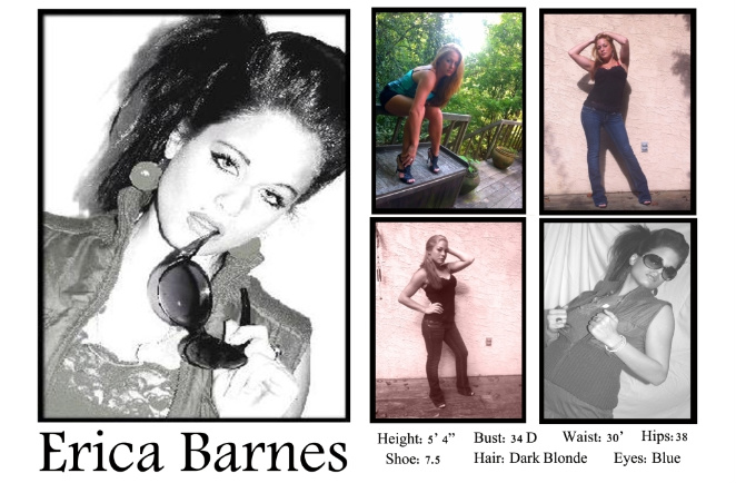 Female model photo shoot of Erica Barnes