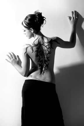 Female model photo shoot of Inked Kris in Audrey Imfeld Photography