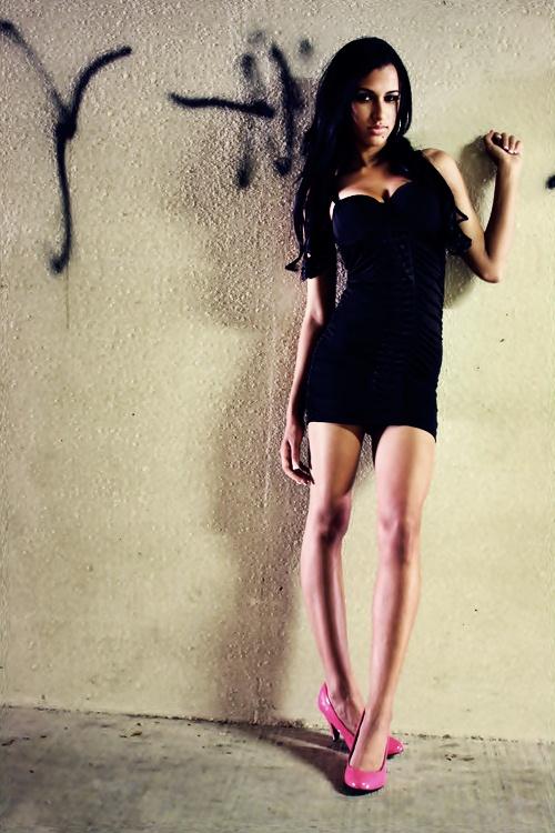 Female model photo shoot of Ferocia Coutura  in Back Alley - Las Vegas