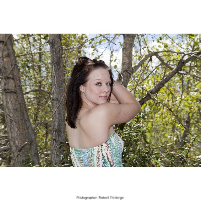 Female model photo shoot of Miranda Rae by Robert Thivierge in Nose Hill Park
