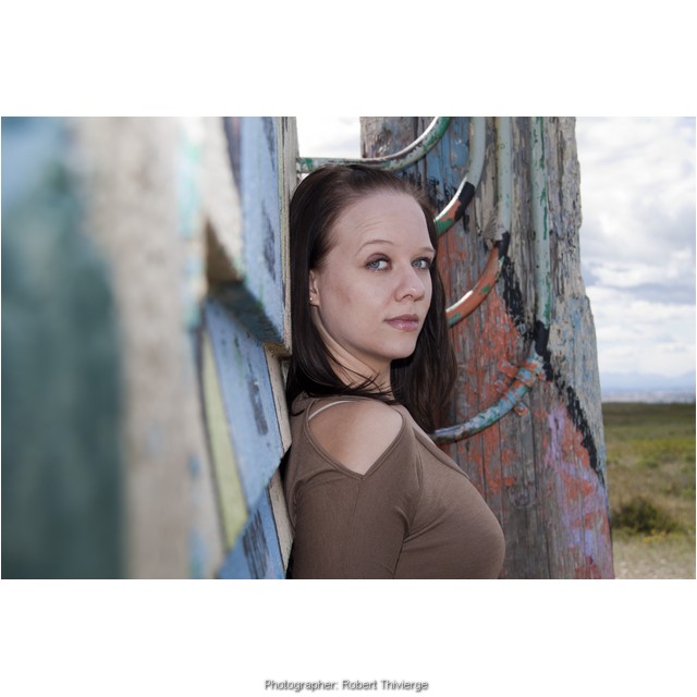 Female model photo shoot of Miranda Rae by Robert Thivierge in Nose Hill Park