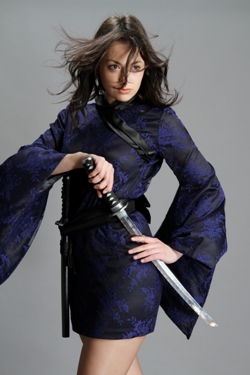 Female model photo shoot of Samurai Girl in Bulgaria