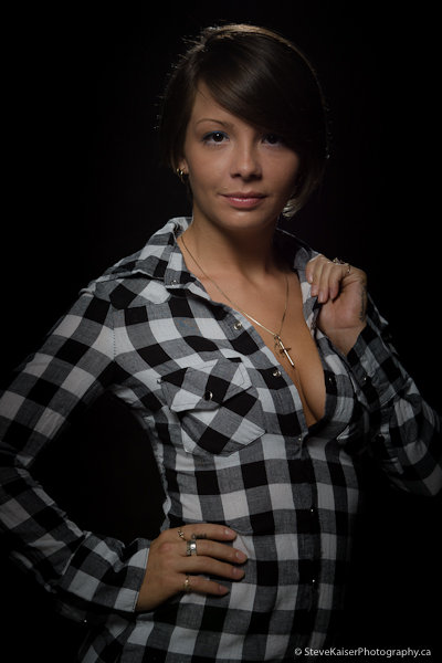 Female model photo shoot of Brittany Mariee by SteveKaiserPhotography in Studio