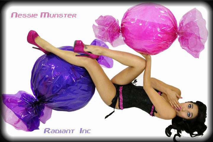 Female model photo shoot of Nessie Munster by Radiant Inc in Las Vegas, hair styled by Alissa A